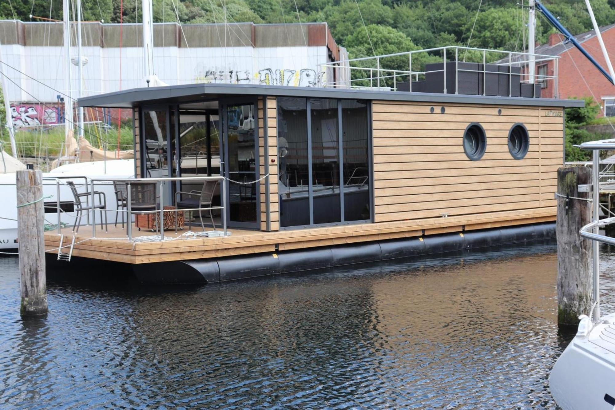 Houseboat Leni Flensburg Hotell Exteriör bild