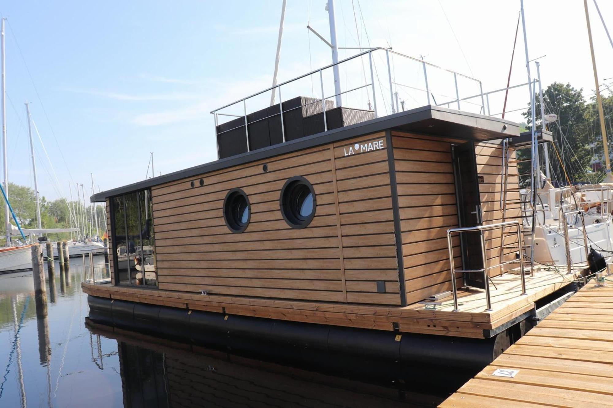 Houseboat Leni Flensburg Hotell Exteriör bild