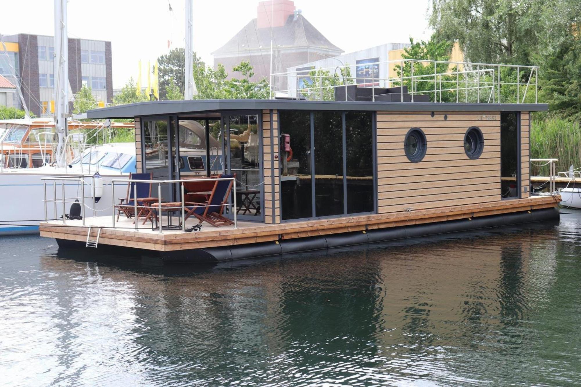 Houseboat Leni Flensburg Hotell Exteriör bild
